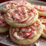 White Chocolate Candy Cane Cookies First Image