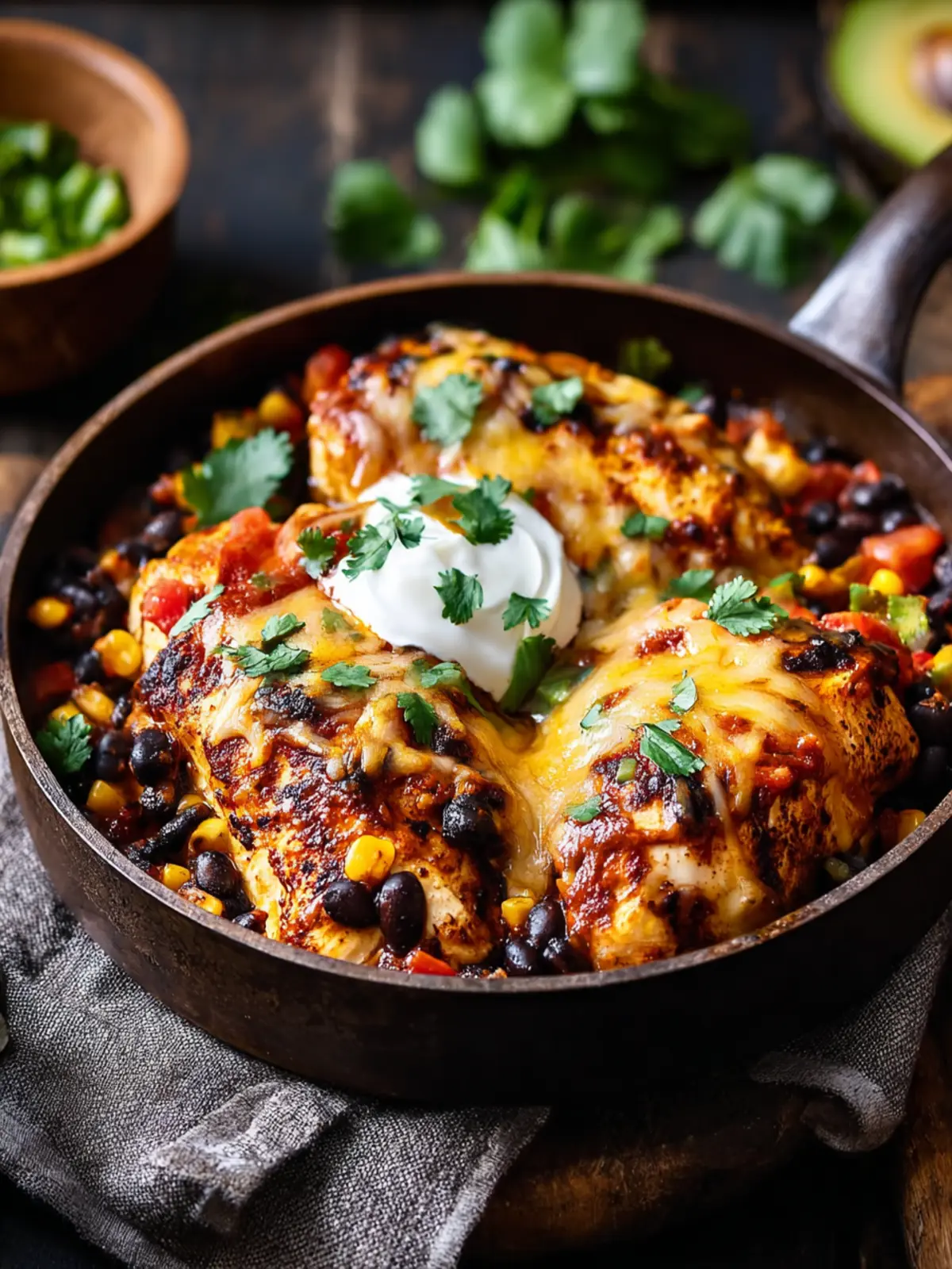 Skillet Enchilada Chicken with Black Beans: Easy One-Pan Delight 6 dc5eoqhazzjdyz3opzk9