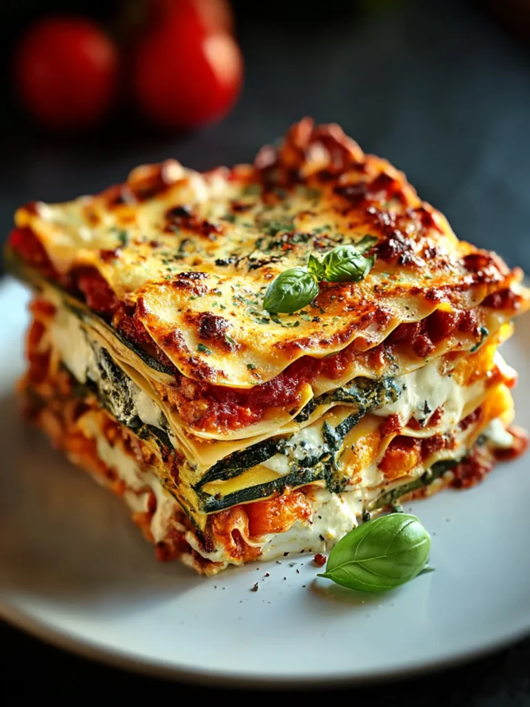 Delicious Protein Veggie Lasagna First Image