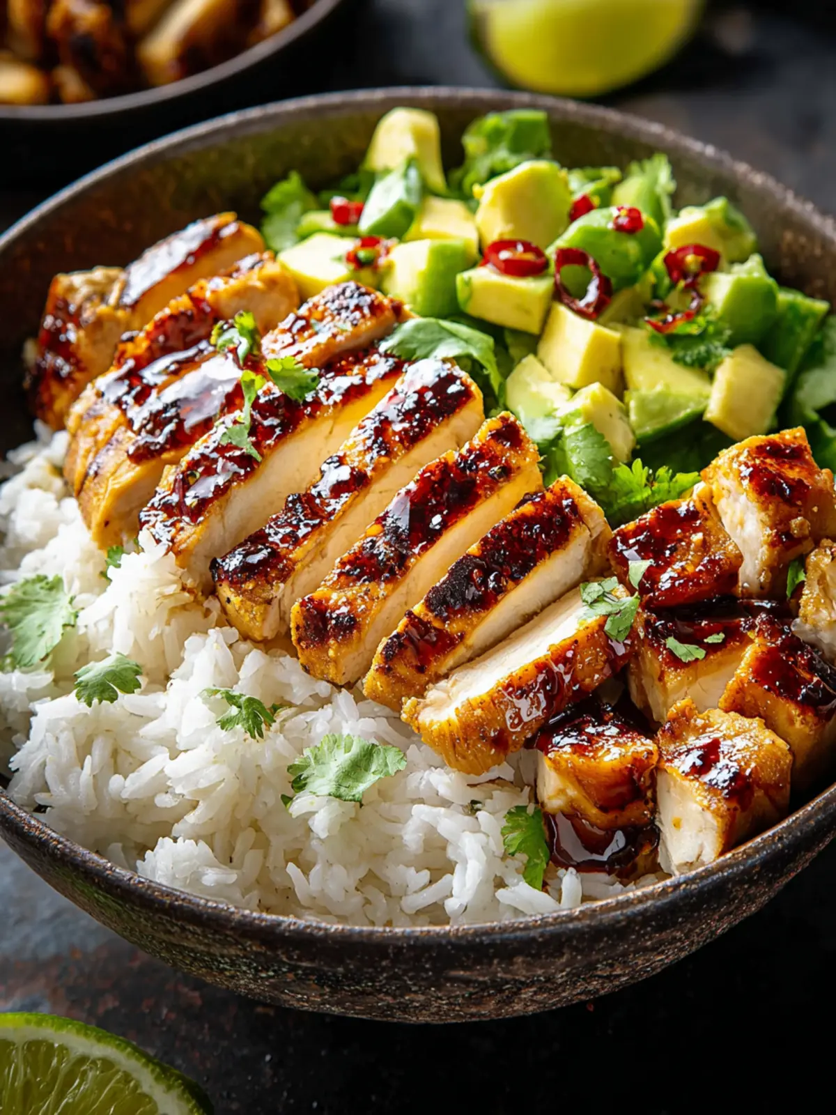 Honey Chipotle Chicken Rice Bowls: Irresistibly Bold Flavor! 8 iuo3bkvr2iip9878nusb