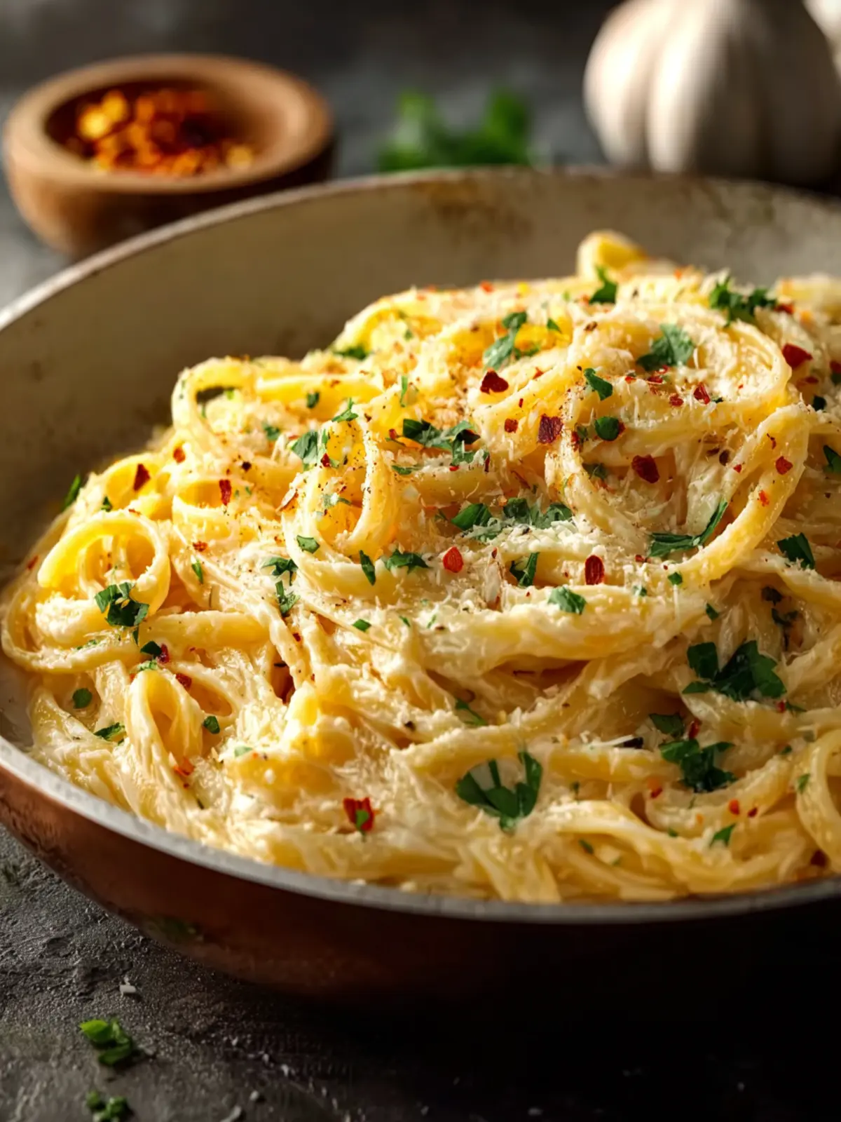 One Pot Creamy Garlic Pasta: Easy & Irresistibly Flavorful 5 One Pot Creamy Garlic Pasta First Image