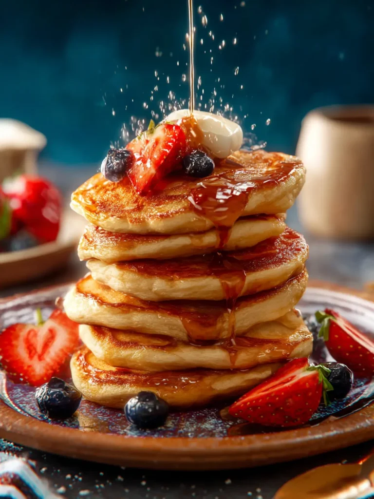 Fluffy Beer Pancakes First Image