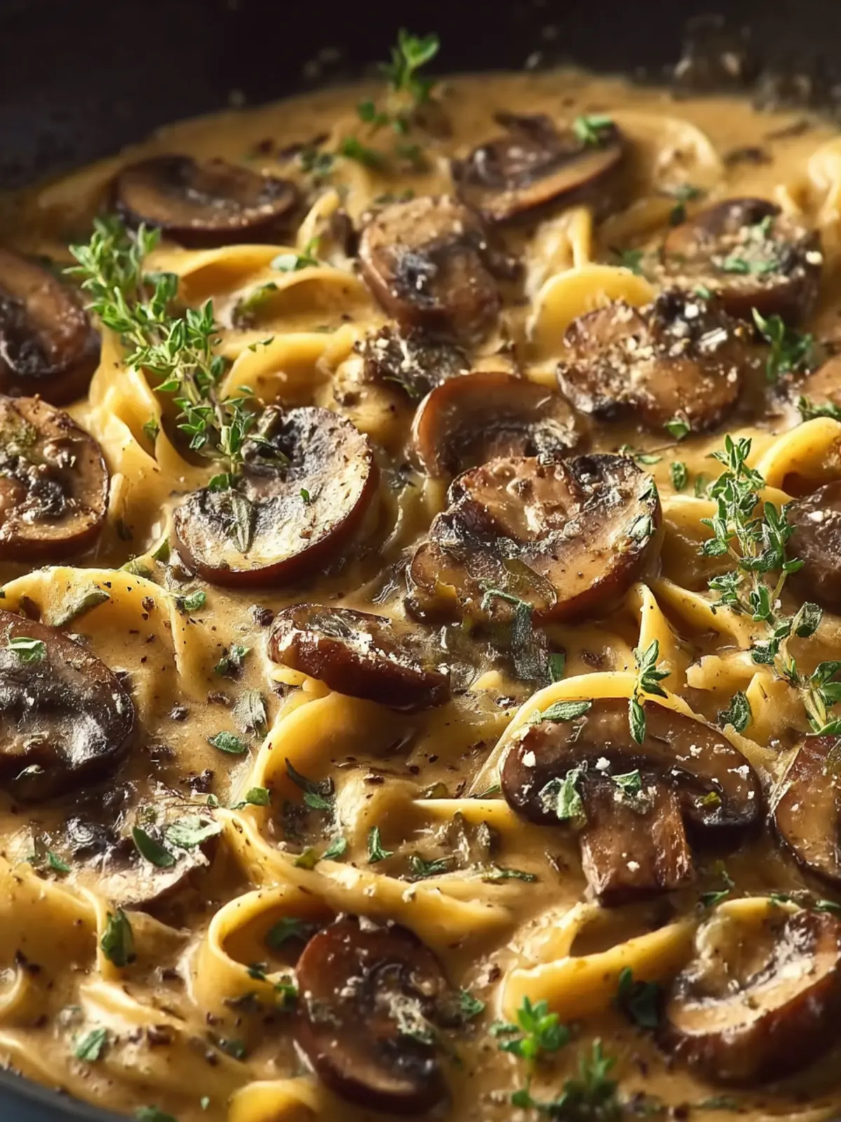Garlic Mushroom Stroganoff: Creamy Comfort in Every Bite 5 Garlic Mushroom Stroganoff First Image