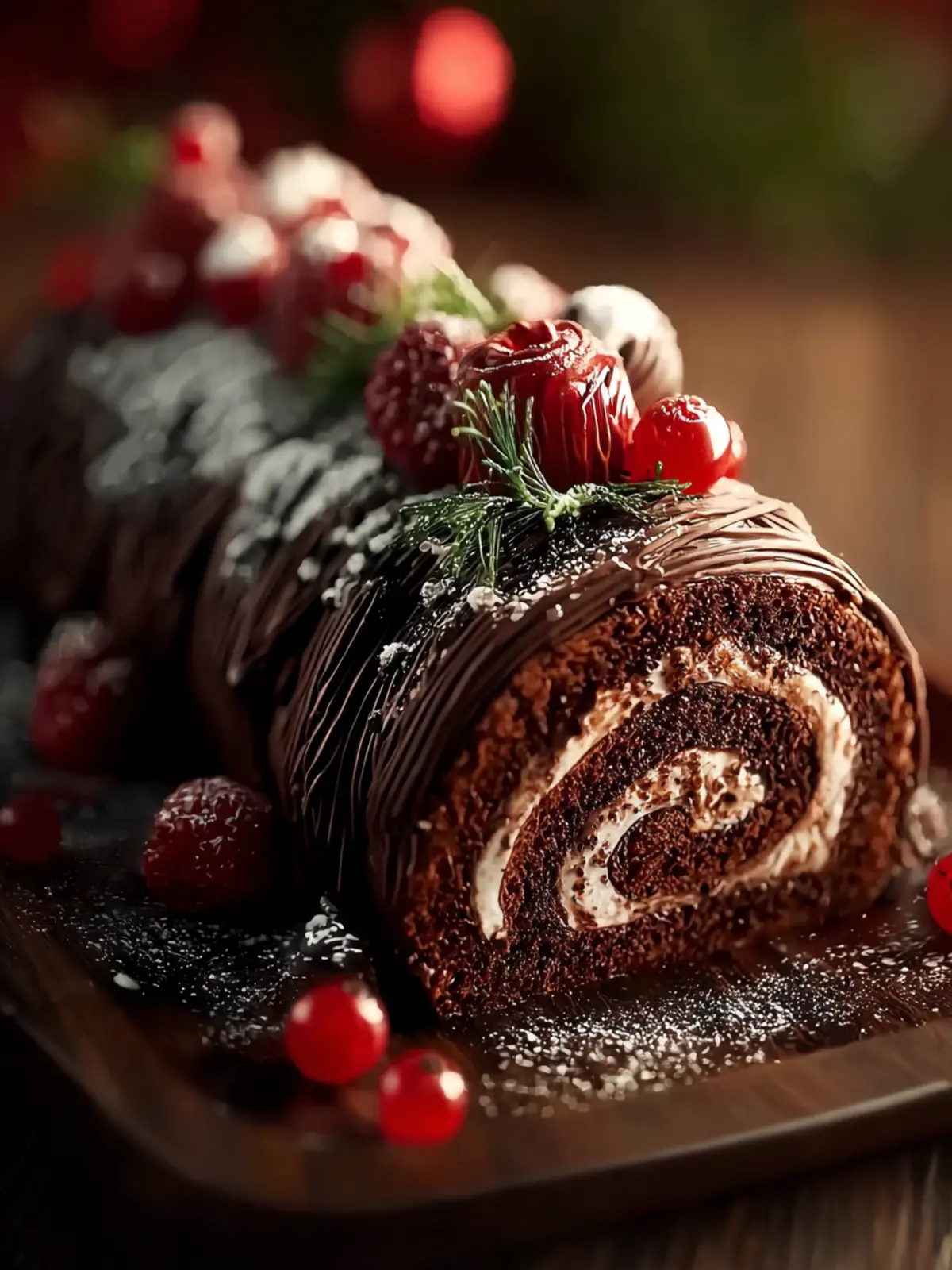 Chocolate Brownies Yule Log: Indulgent Holiday Treats You’ll Love 5 Chocolate Brownies Yule Log First Image