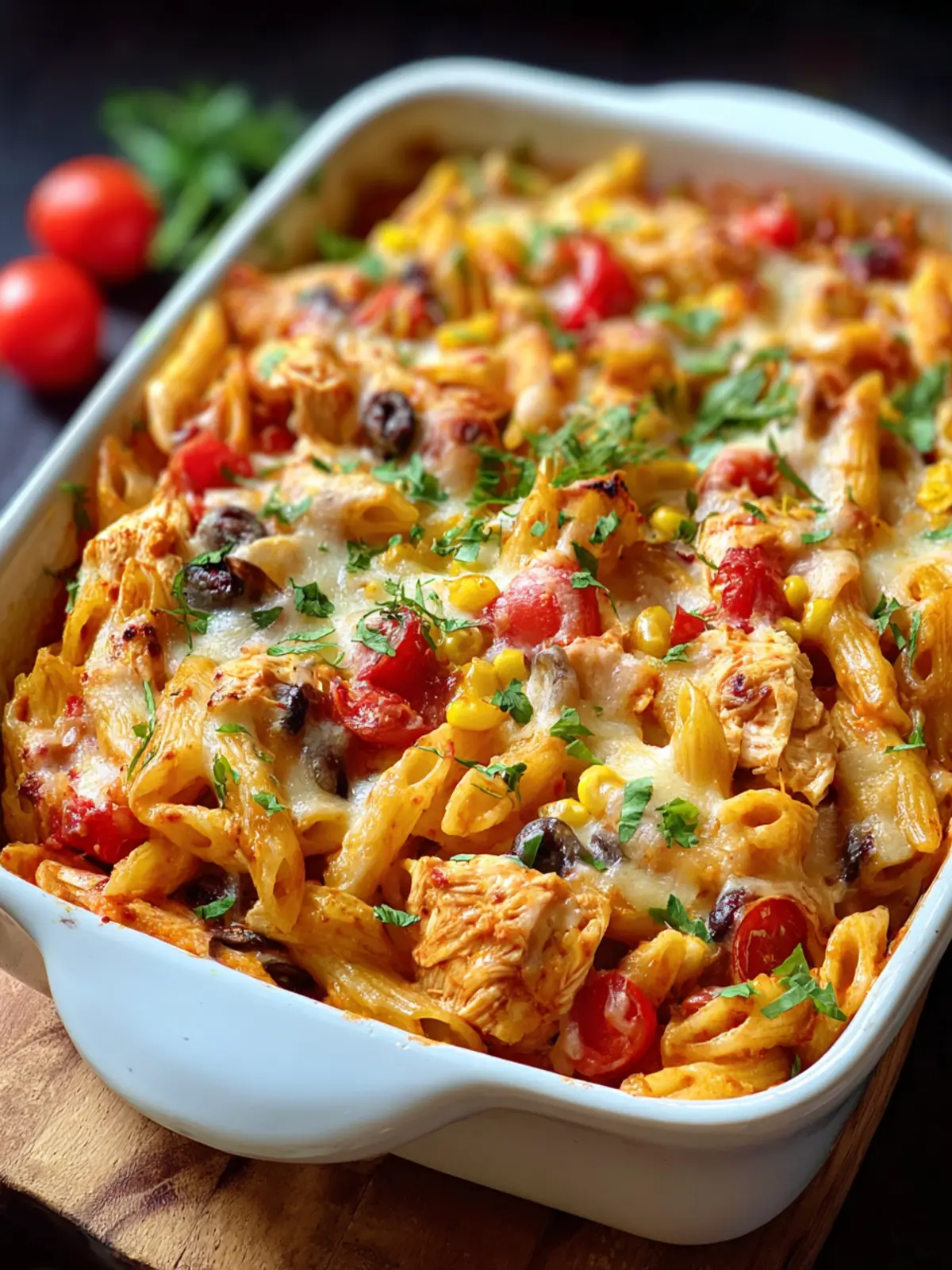 Chicken Burrito Pasta Bake: A Cheesy, Satisfying Twist! 5 Chicken Burrito Pasta Bake First Image
