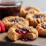 Almond Butter Thumbprint Cookies First Image