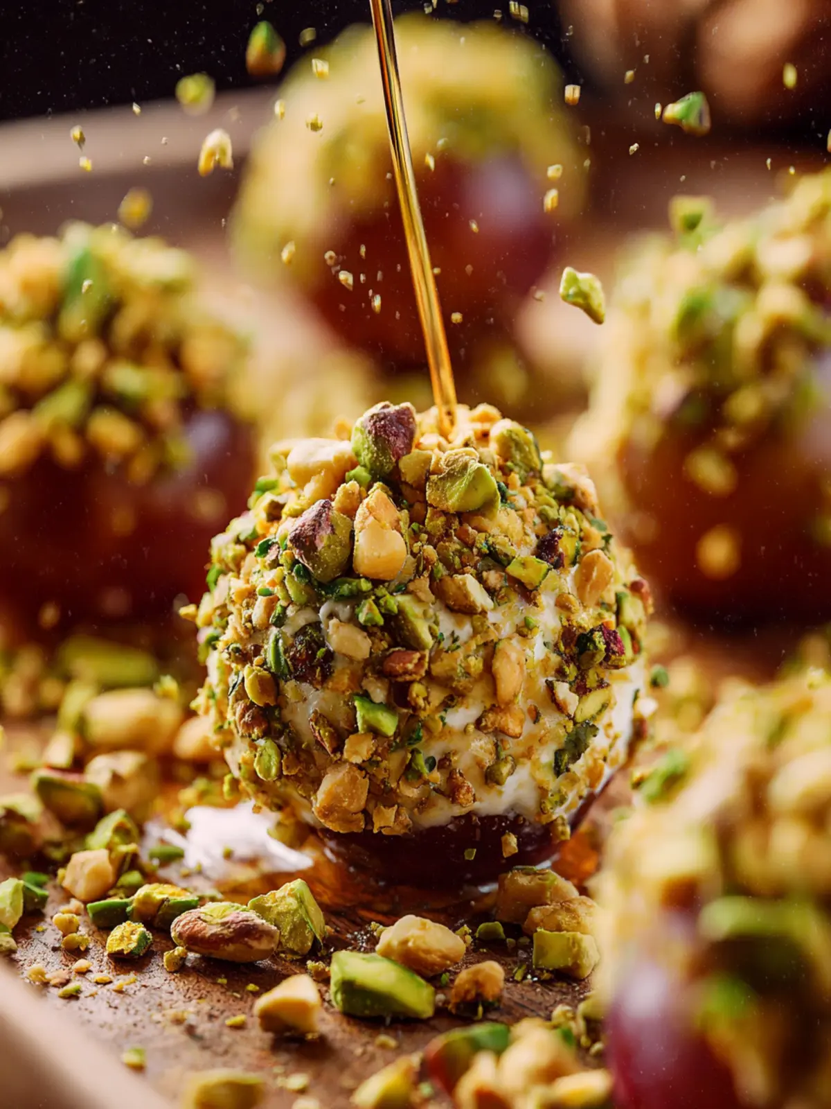 Pistachio Goat Cheese Wrapped Grapes: Irresistibly Indulgent Bites 8