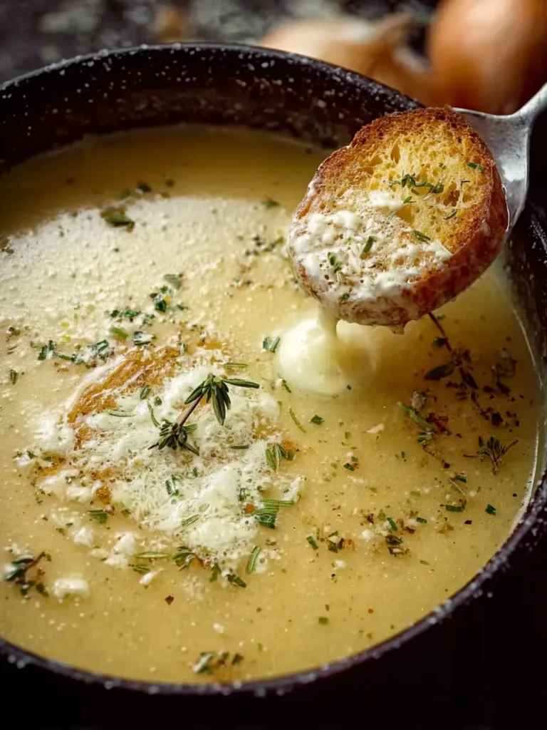 Easy Country French Style Garlic Soup: Comfort in Every Bite