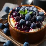Baked Blueberry Cottage Cheese Bowls First Image