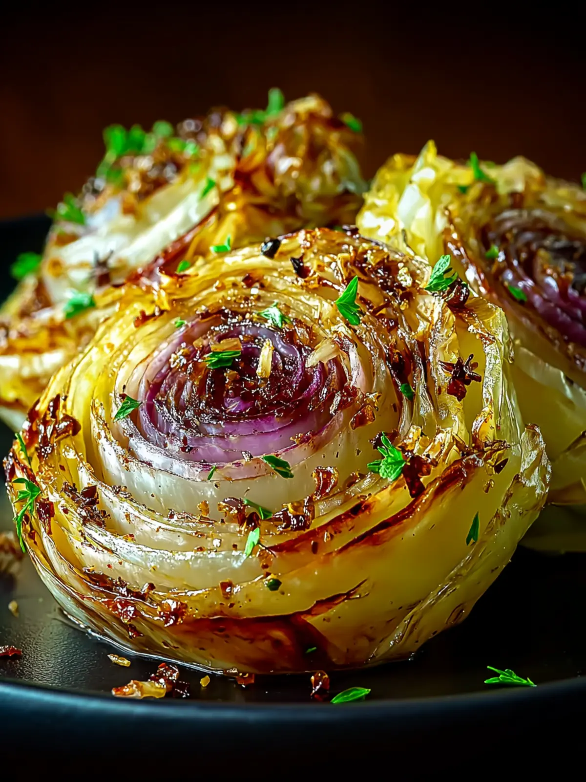 Oven Roasted Garlic Cabbage First Image