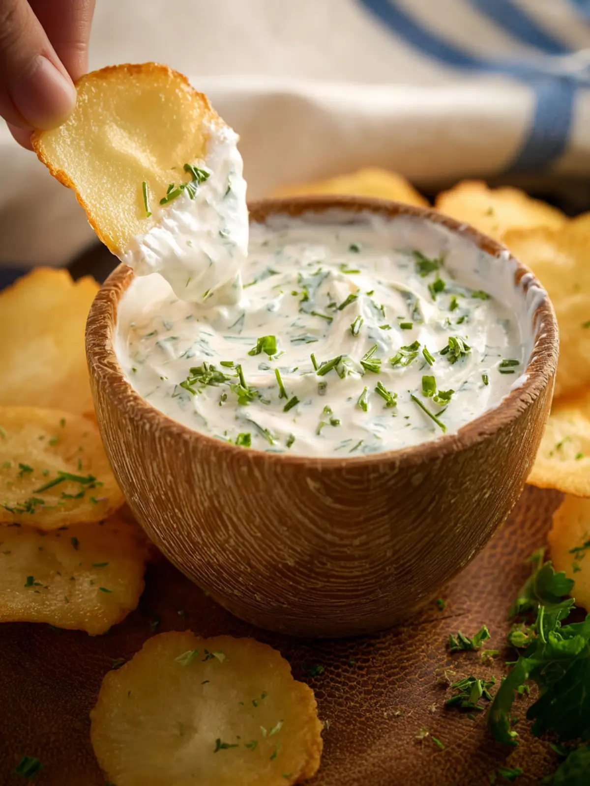 Creamy Garlic and Herb Dip: The Best Boost for Your Snacks 7 t6fa59a4ocyvyqynf9uh
