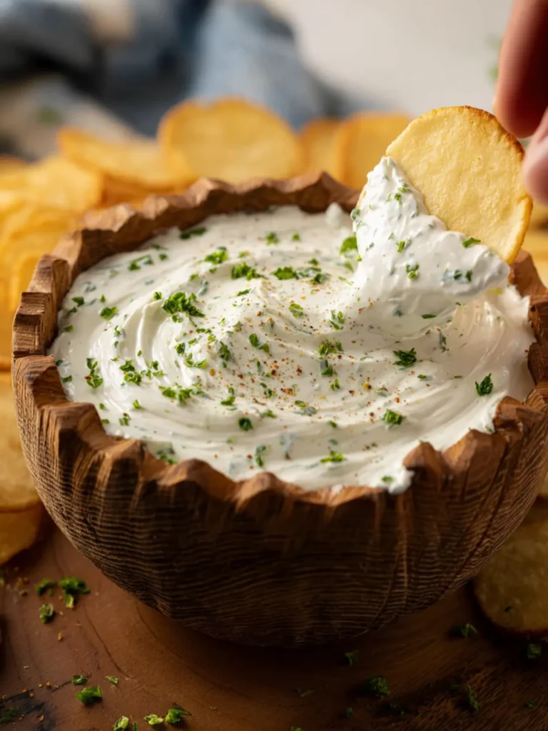 Creamy Garlic and Herb Dip First Image