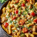 Chicken Enchilada Pasta Recipe in 30 Minutes First Image