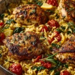 One-Pan Chicken Orzo Dinner First Image