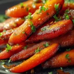 Irresistible Honey Garlic Roasted Carrots Recipe First Image
