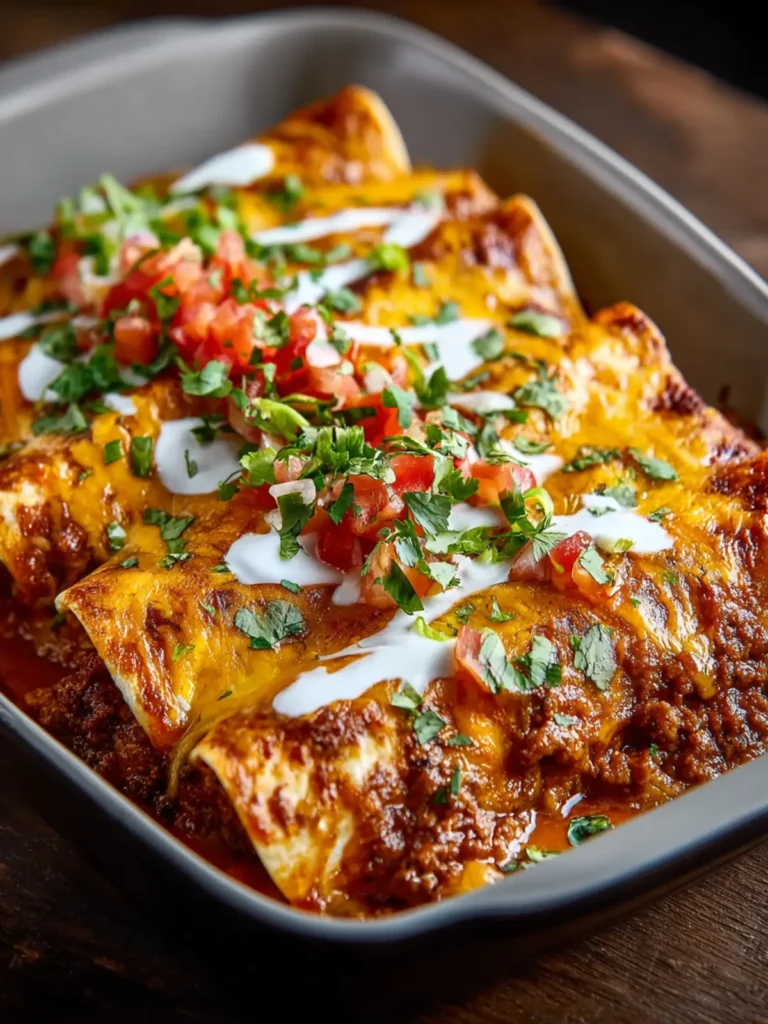 Ground Beef Enchiladas First Image