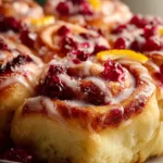 Cranberry Orange Sweet Rolls First Image
