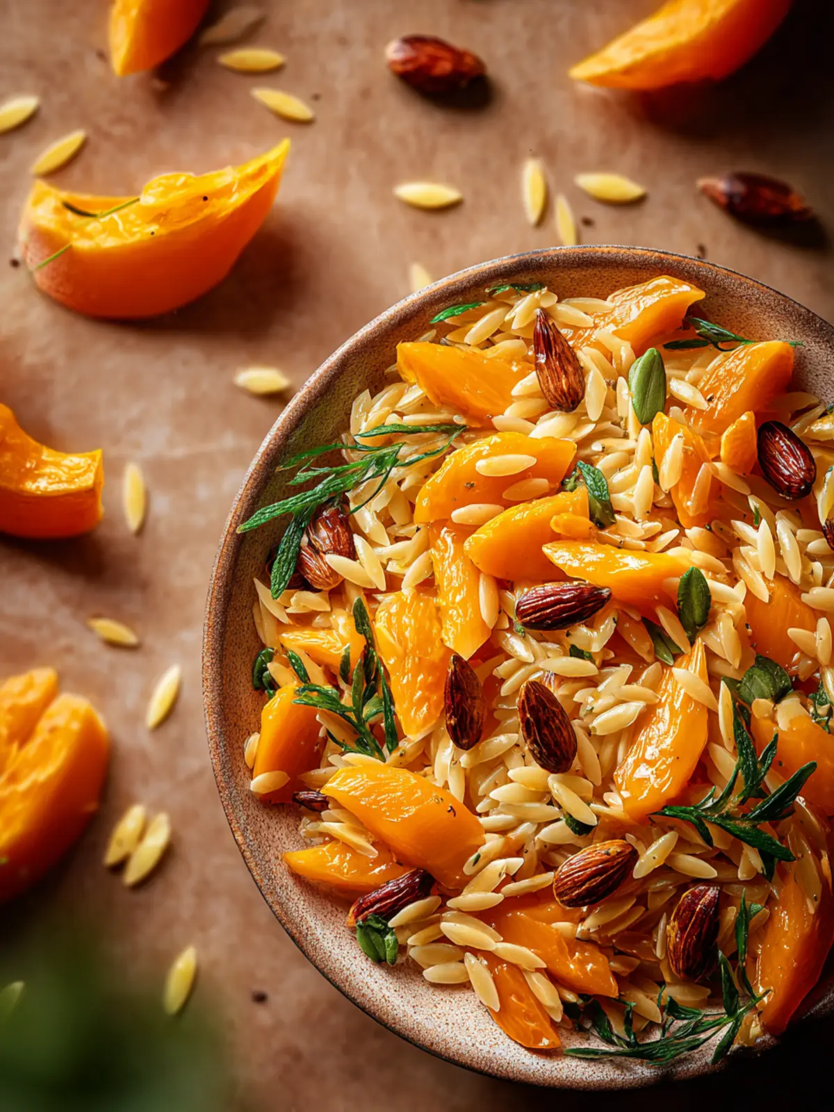 Cozy Butternut Squash Orzo Recipe First Image