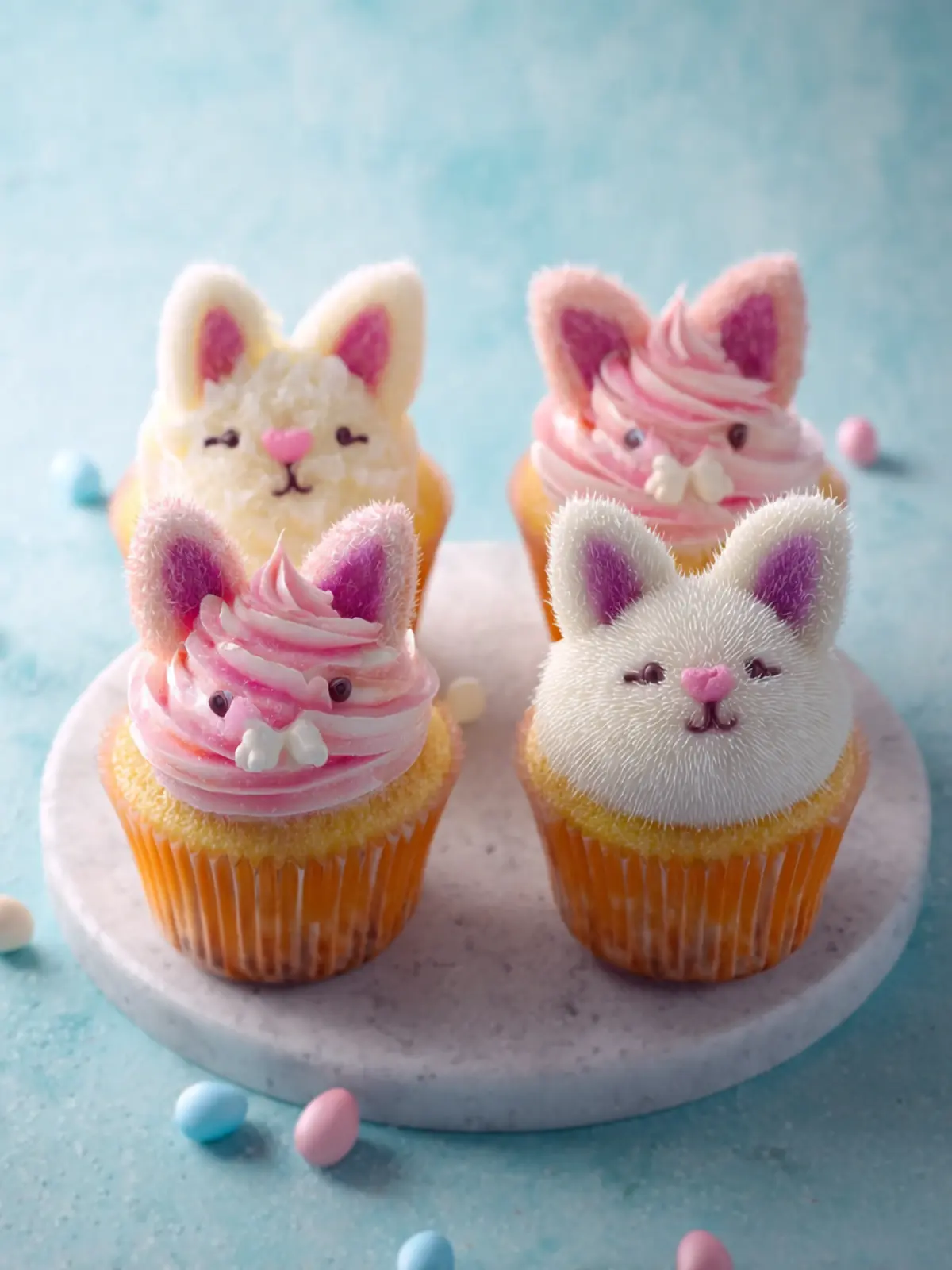 Easter Bunny Cupcakes First Image