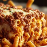 Baked Ziti Meat Sauce Recipe First Image