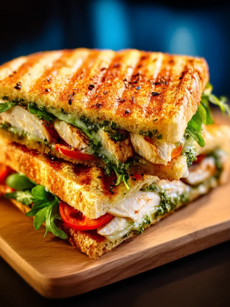 Italian Grilled Chicken Panini Sandwich First Image