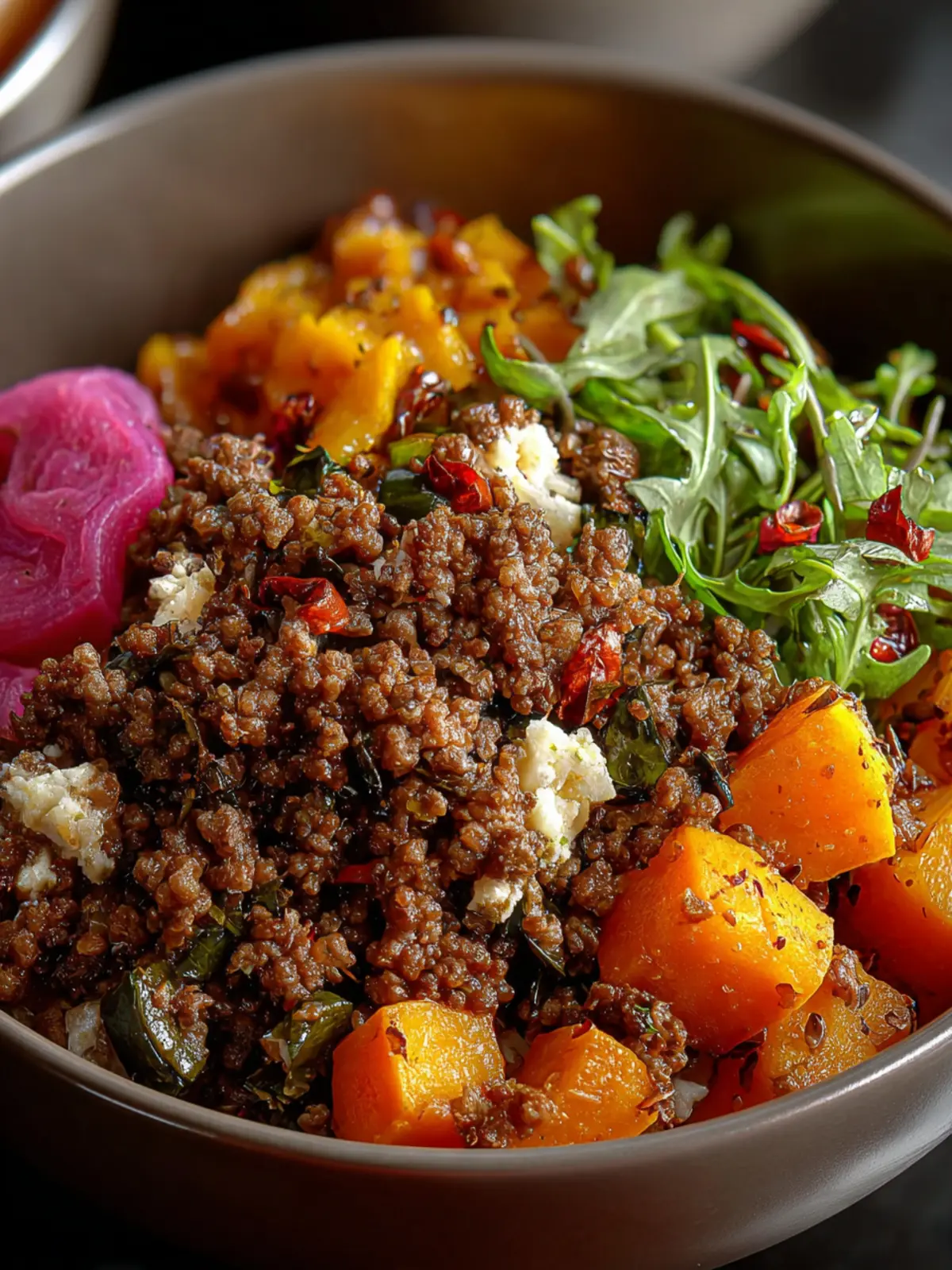 Savory Ground Beef and Butternut Squash Bowls Recipe First Image