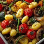 Crispy Roasted Vegetables With Gnocchi First Image