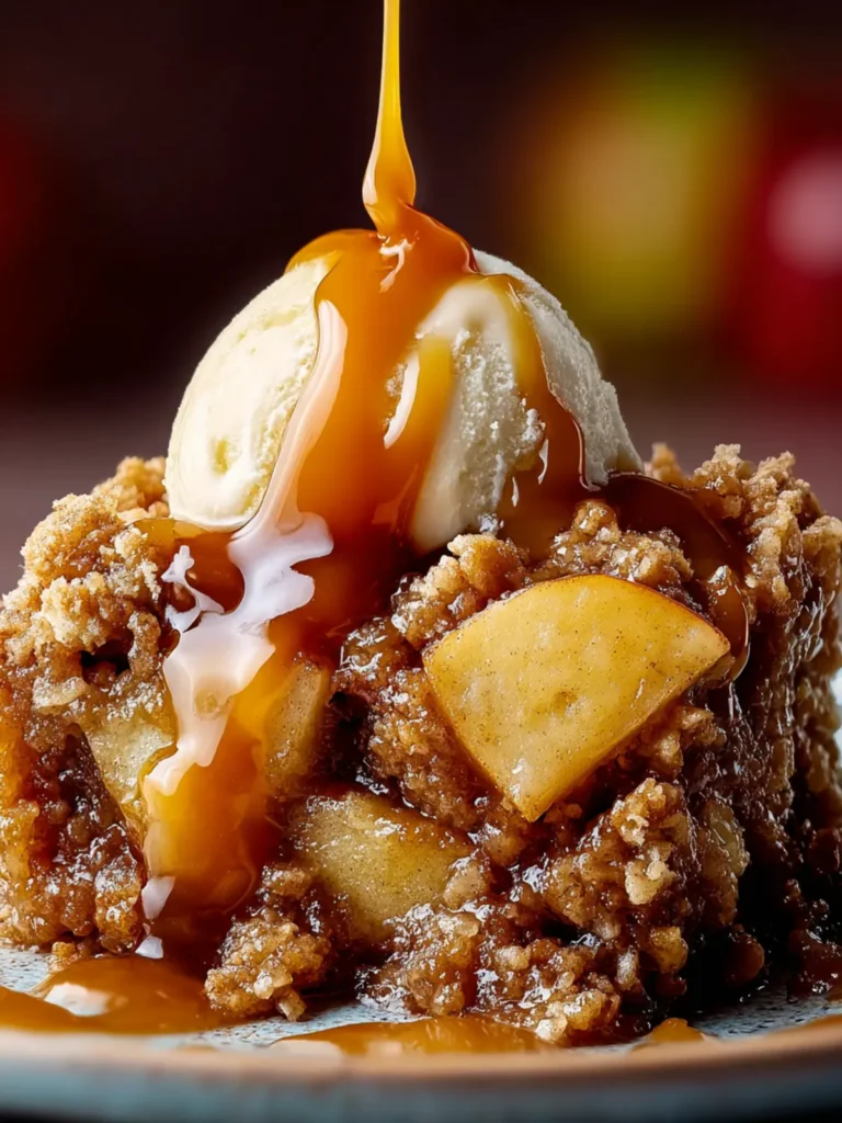 Irresistible Crockpot Caramel Apple Dump Cake Recipe First Image