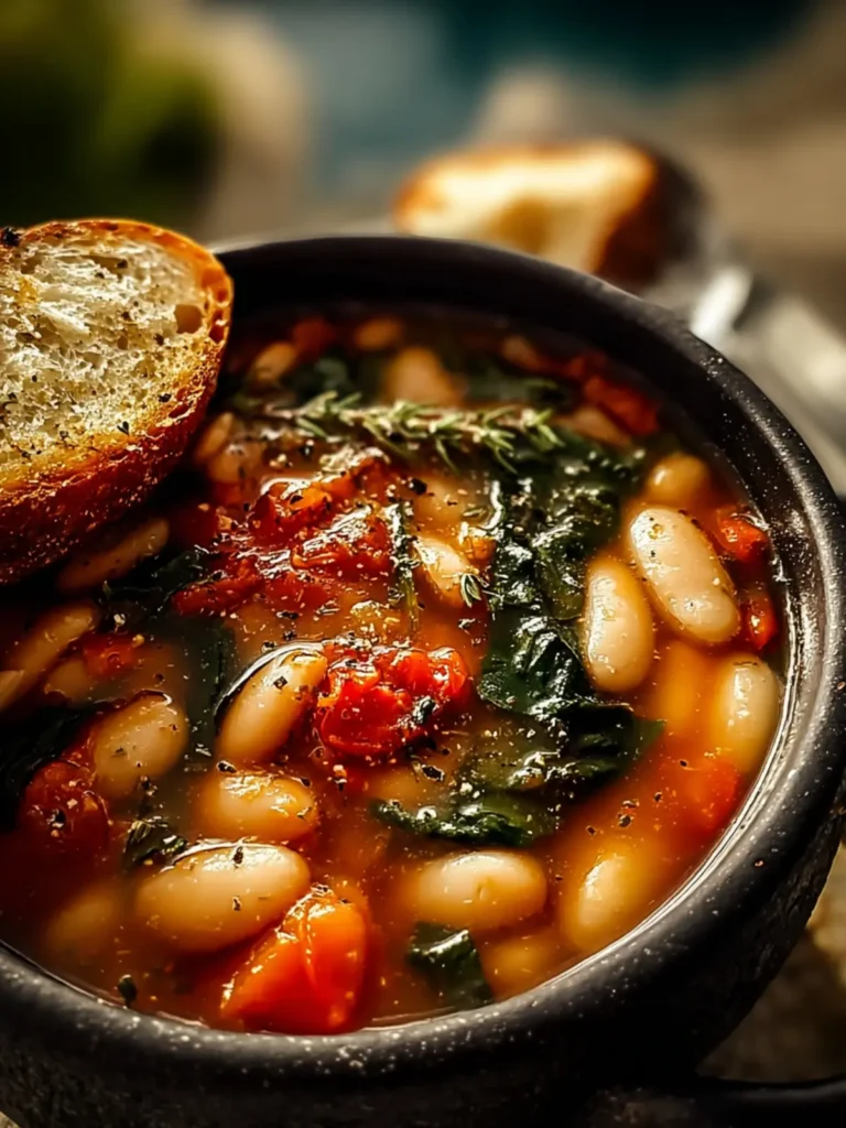 Easy Tuscan White Bean Soup First Image