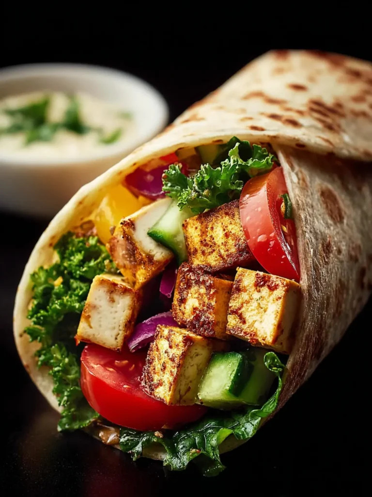 Vegan Viral Twist Tofu Wrap First Image