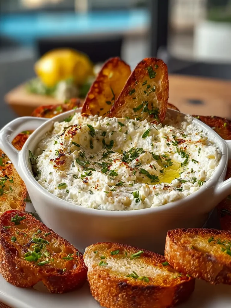 Warm Boursin Dip with Crostini First Image