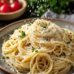 Irresistible Creamy Garlic Parmesan Spaghetti Recipe First Image