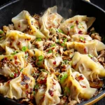 Irresistible Gyoza Noodle Chicken Skillet Recipe First Image