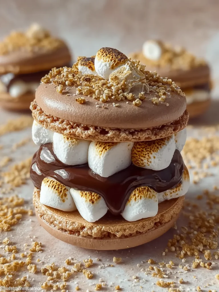 S’mores French Macarons First Image