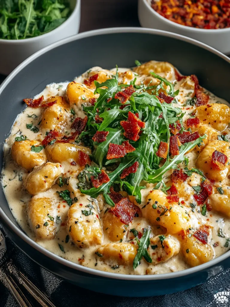 Irresistible Creamy Crack Chicken Gnocchi Recipe First Image
