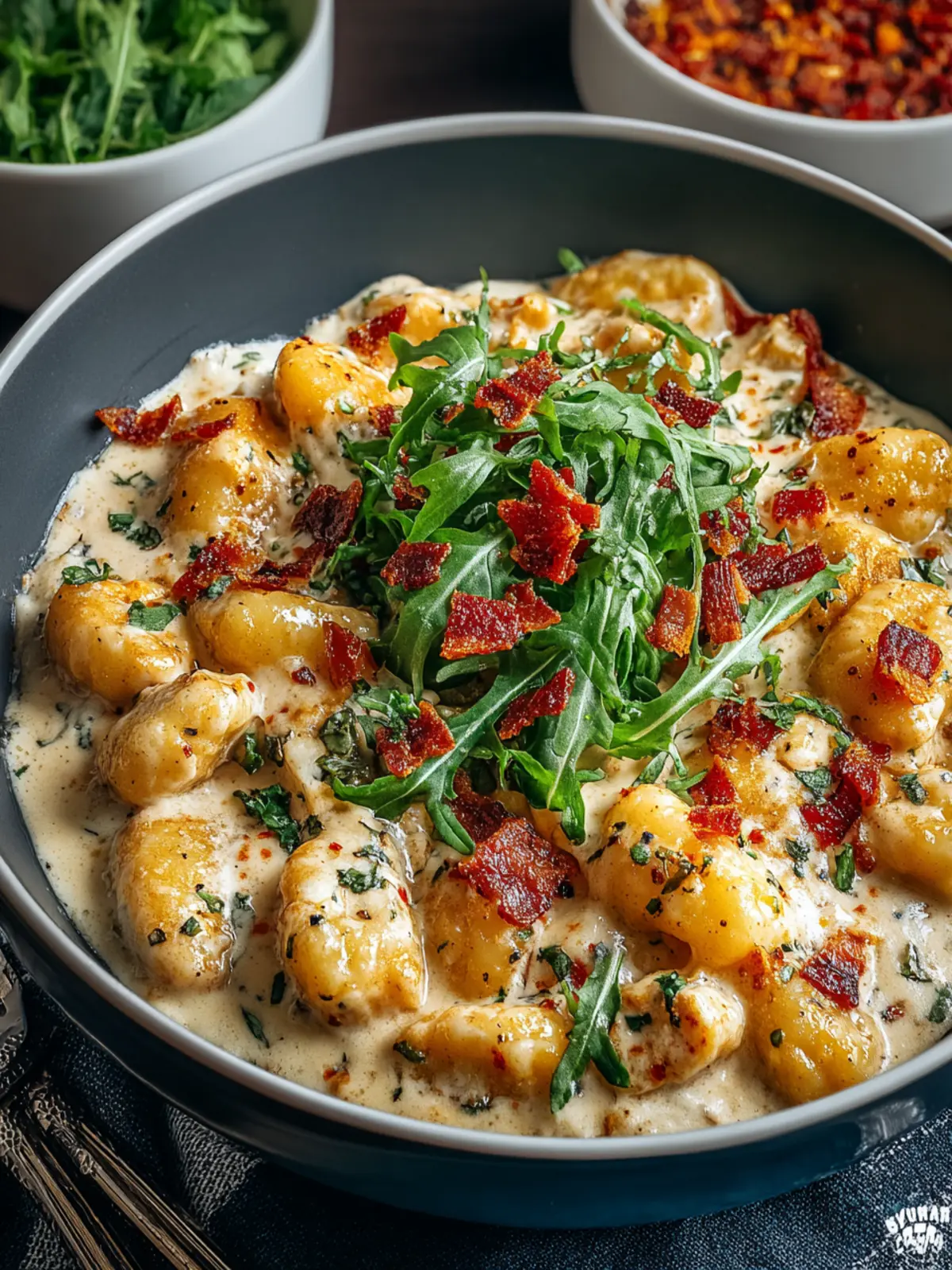 Irresistible Creamy Crack Chicken Gnocchi Recipe First Image