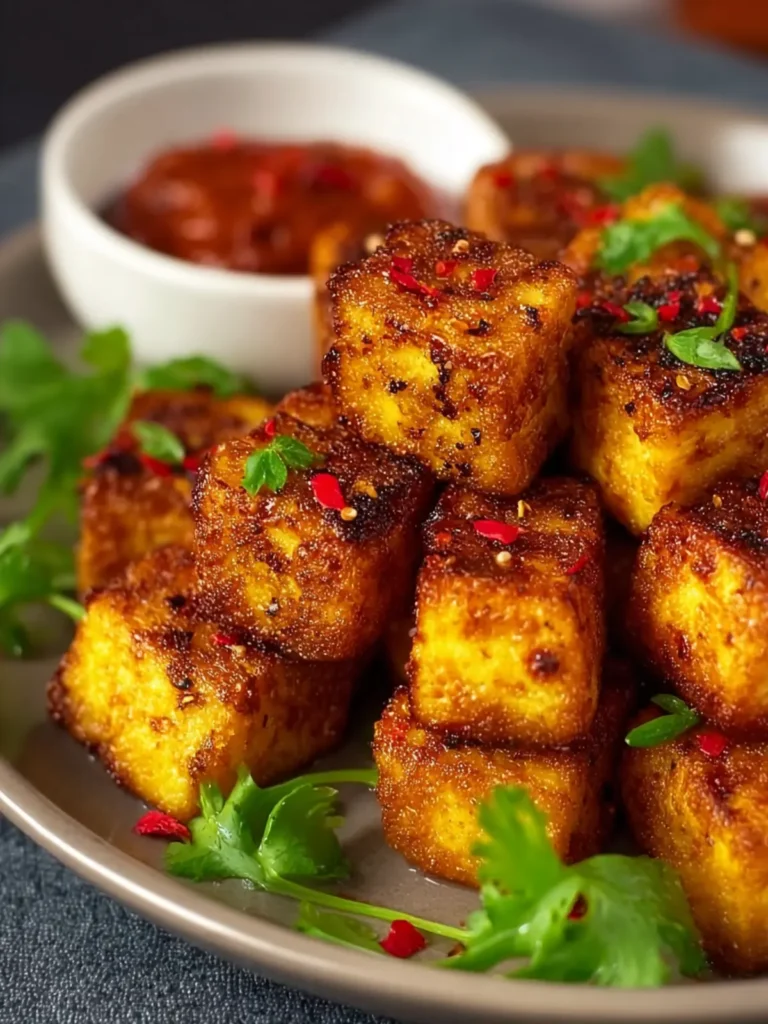 The Best Crispy Air Fryer Tofu First Image