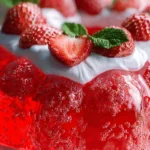 Delicious Strawberry Jello Cake Bliss First Image