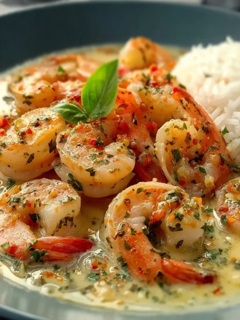 Shrimp with Garlic and Coconut Milk First Image