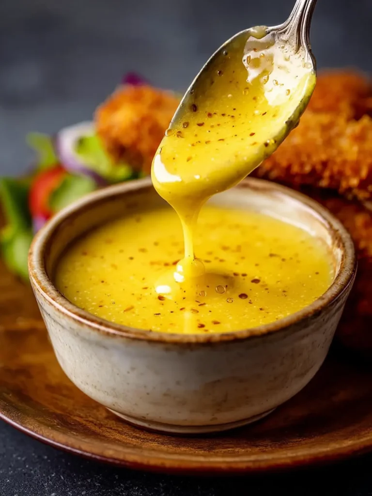 Homemade Honey Mustard Sauce Recipe First Image