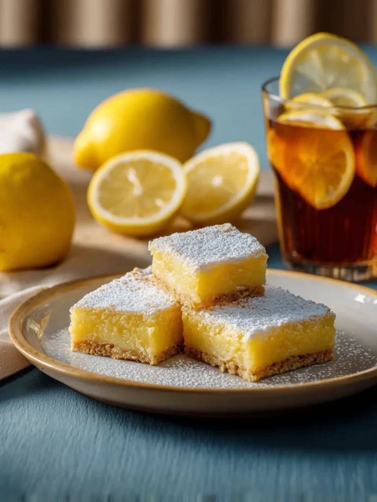 Super Easy Lemon Bars Recipe First Image