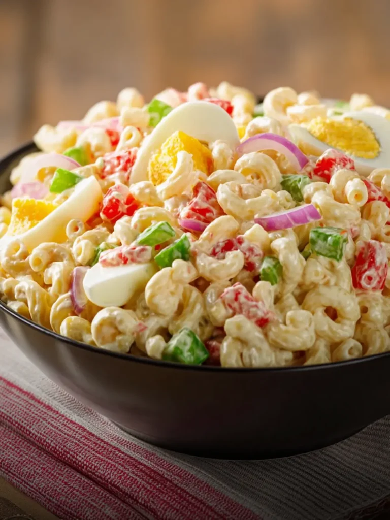 Creamy and Old Fashioned Classic Southern Macaroni Salad First Image