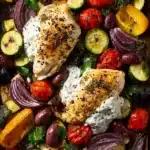 Sheet Pan Tzatziki Chicken First Image