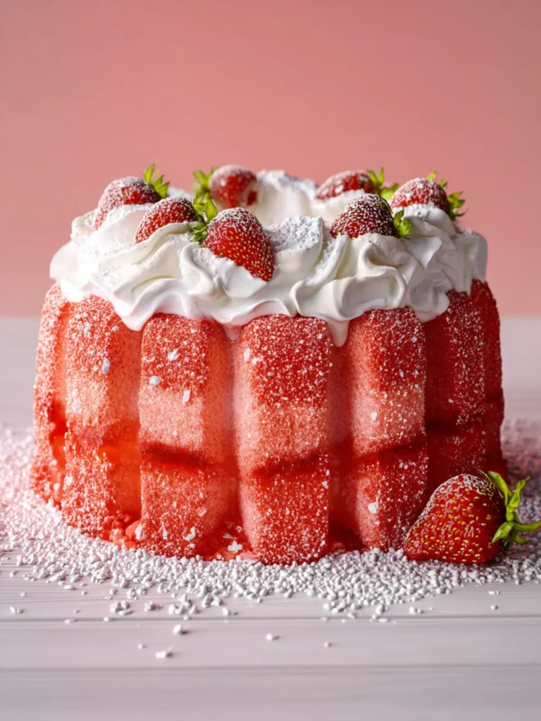 Strawberry Marshmallow Cake First Image