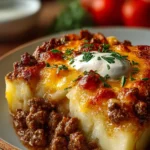 Ground Beef Potato Casserole First Image