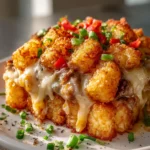 Philly Cheesesteak Tater Tot Bake First Image