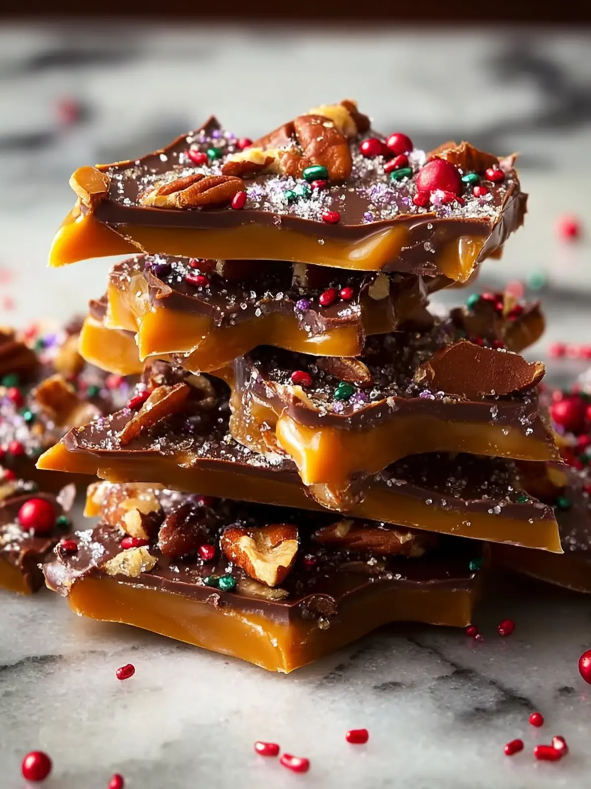 Homemade Christmas Toffee First Image