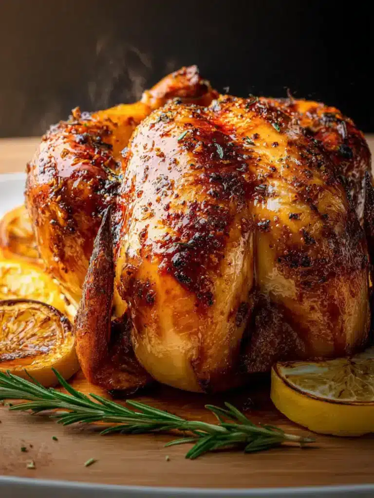 Juicy and Crispy Beer Can Chicken Recipe First Image